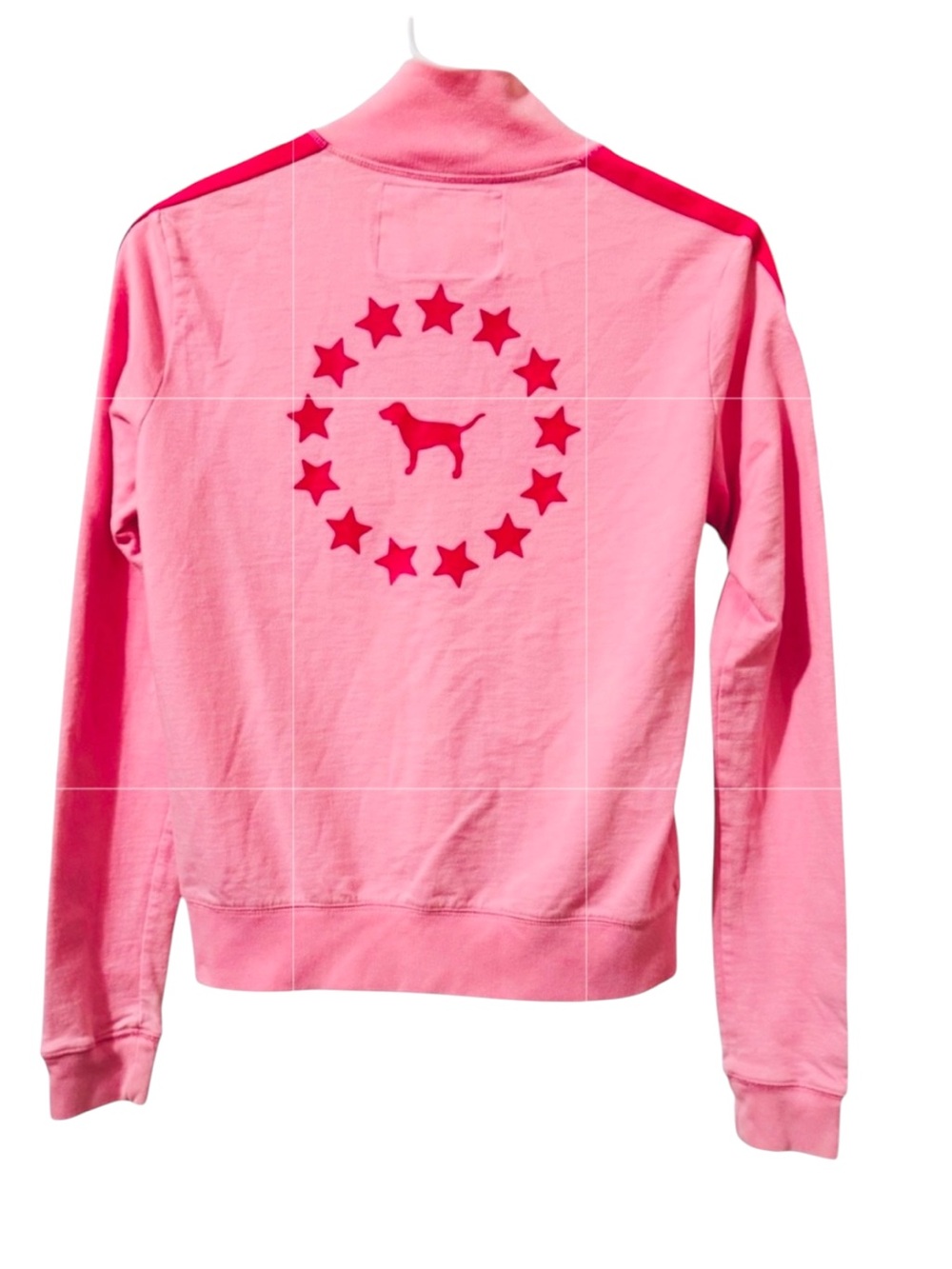 RARE Y2K GRAIL Victoria's Secret PINK 2005 Star & Dog Logo Track Jacket Sz S